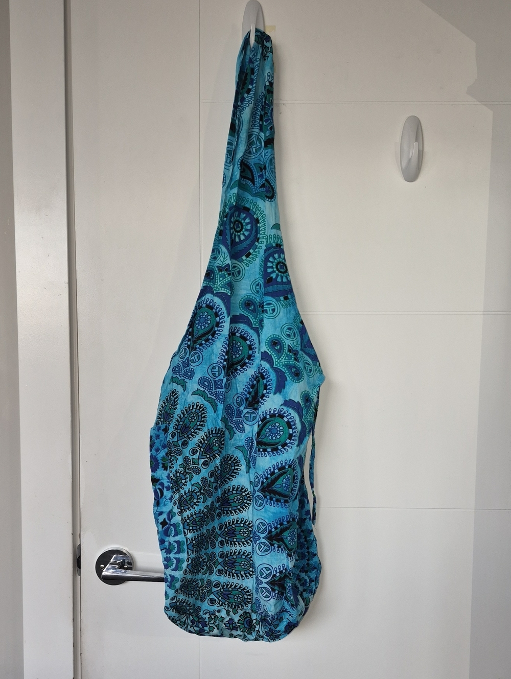 Blue Paisley Hobo Sling Bag - Unbranded
